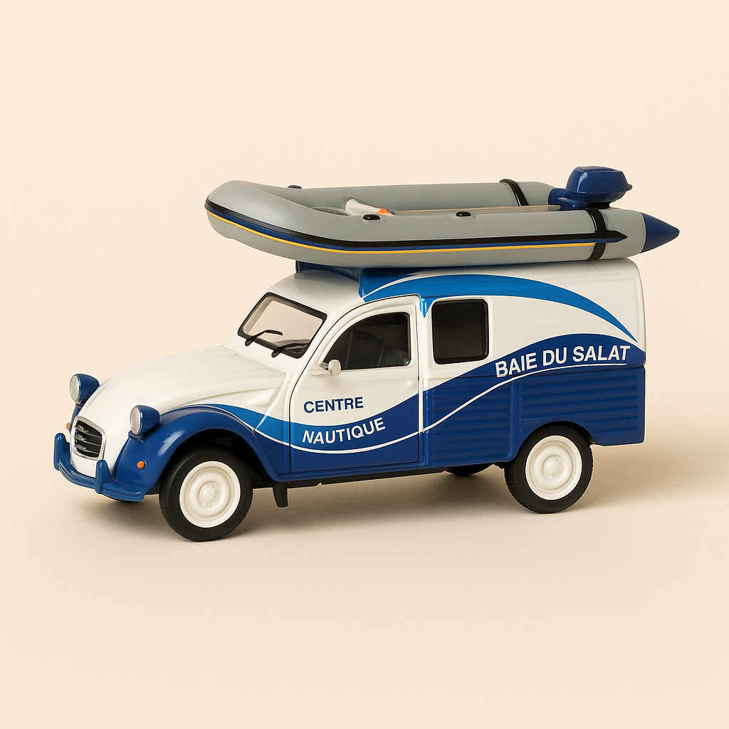 Citroën 2 CV AKS 400 vum Nautical Center