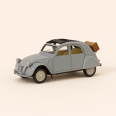 Photo professionnelle de la voiture miniature Citroen 2 Cv Boite A Sardines - Image clean haute qualité