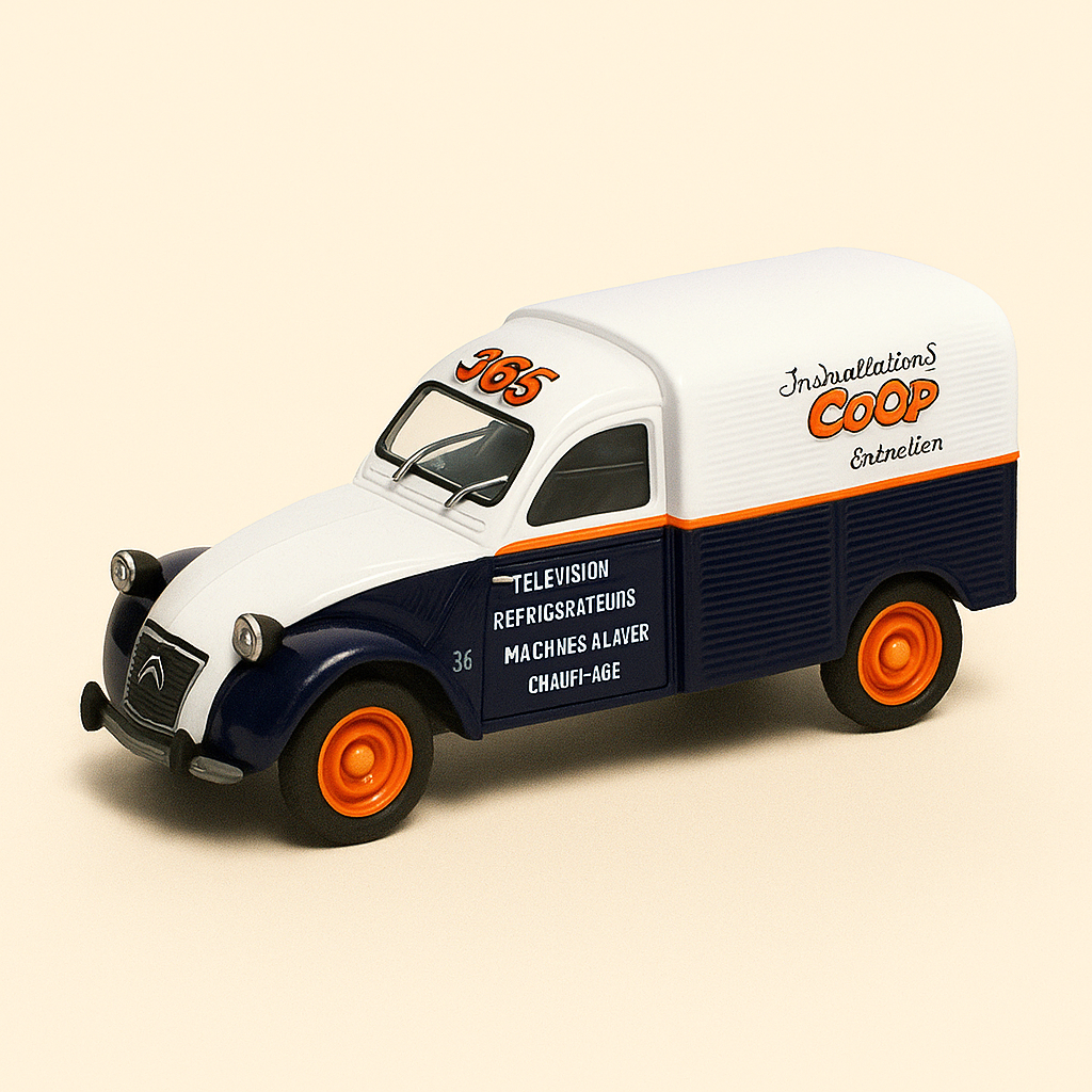 Konserwacja Citroëna 2 CV van COOP
