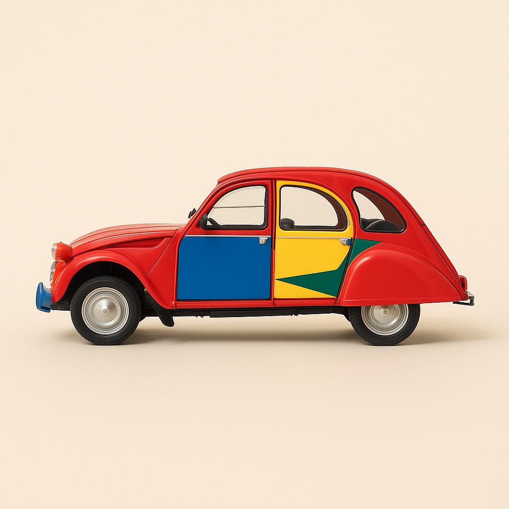 Citroën 2 CV cubista