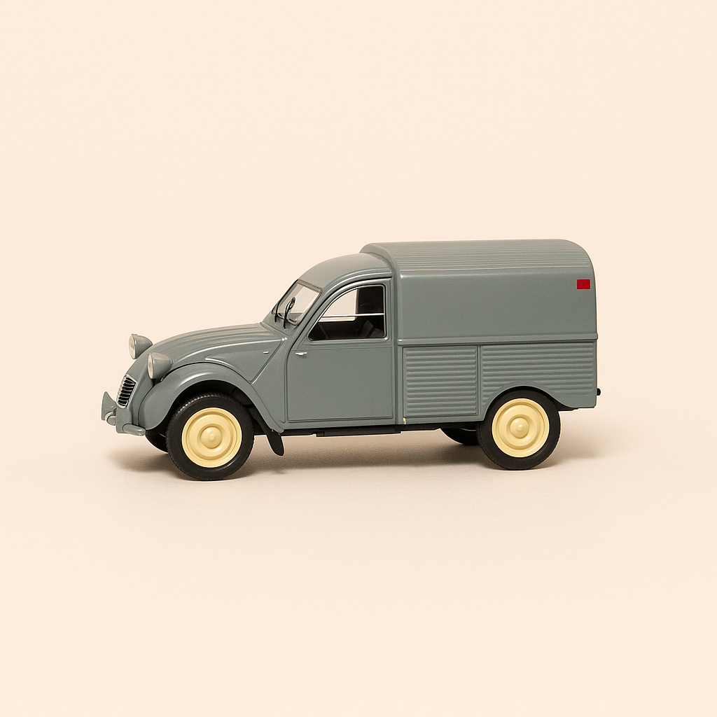 Groe Citroën 2 CV Van vun 1958