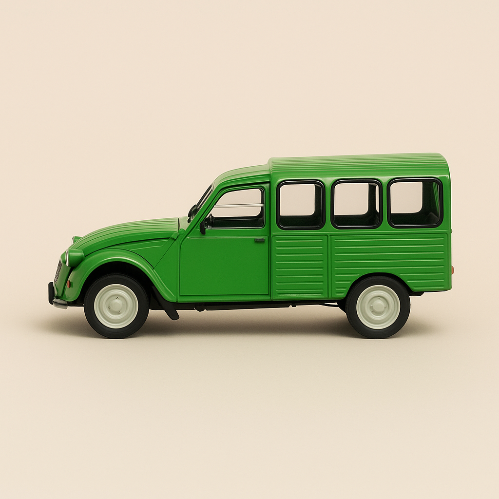 Citroën 2 CV den AKS 400 Van mat 6 Fënsteren