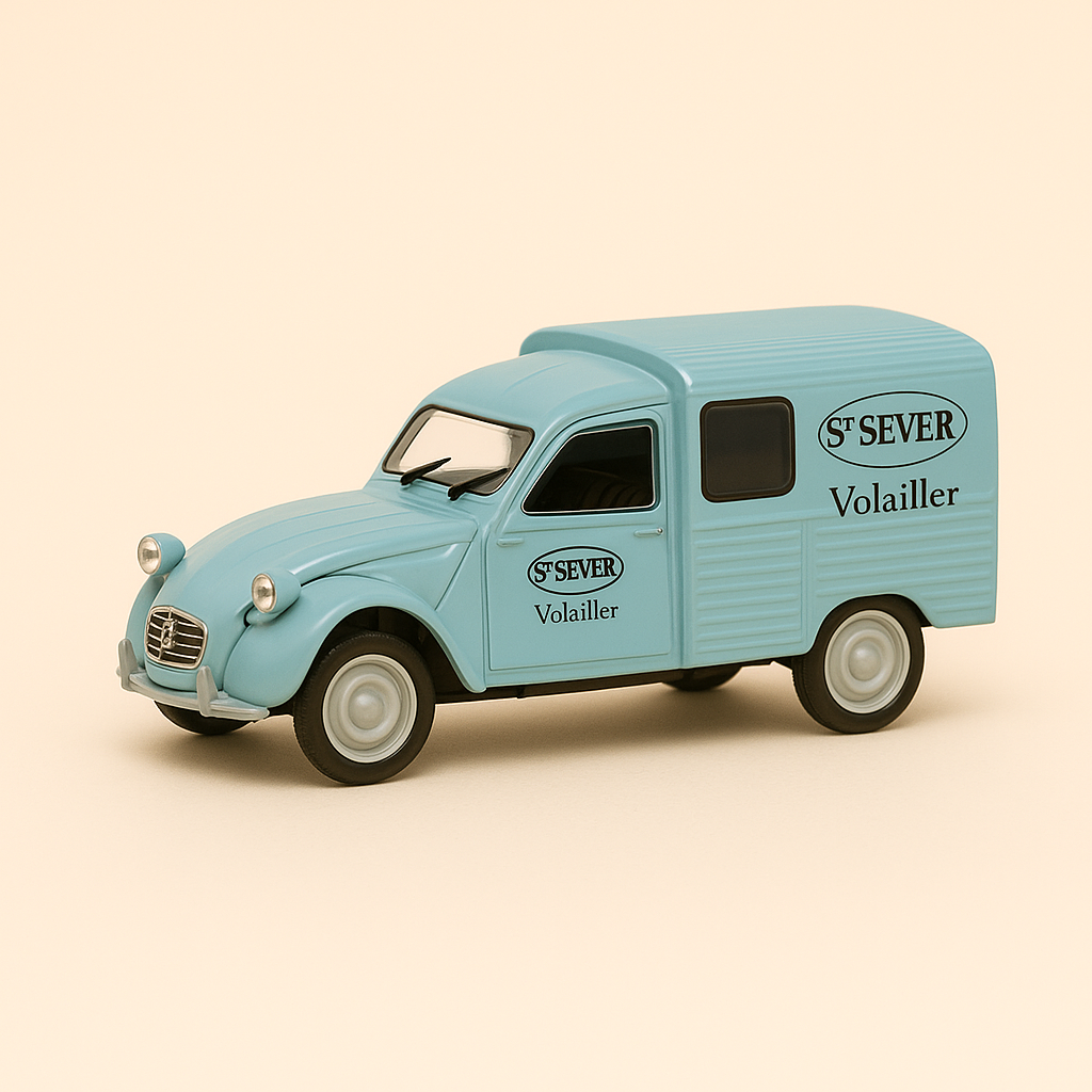 Citroën 2 CV de Camionnette vum Gefligelzüchter vu St Sever