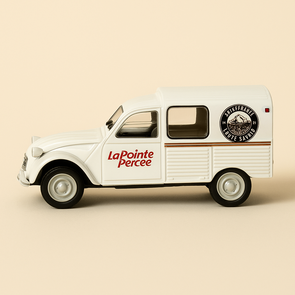 Citroën 2 CV der Pointe Percée van