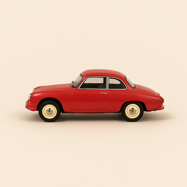 Photo professionnelle de la voiture miniature Citroen 2 Cv Le Coupe Umap - Image clean haute qualité