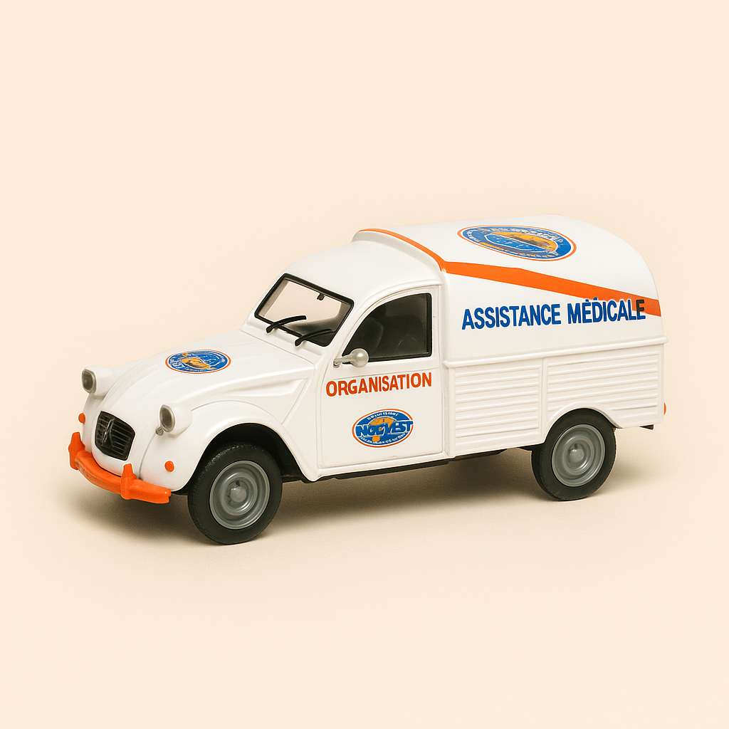Citroën 2 CV Pick-up Afrikanische Razzien Unterstützung