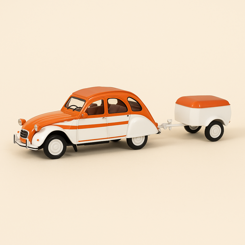 Citroën 2 CV Spot mat Unhänger