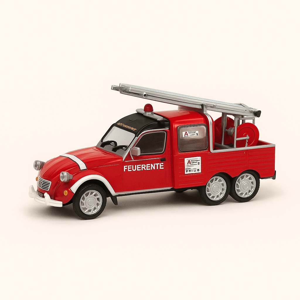 Citroën Acadiane Feuer-Ente BRANDWEER (Auto-Plus)