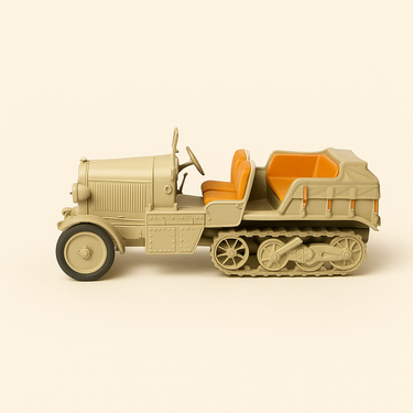 Photo professionnelle de la voiture miniature Citroen Autochenille De 1931 - Image clean haute qualité