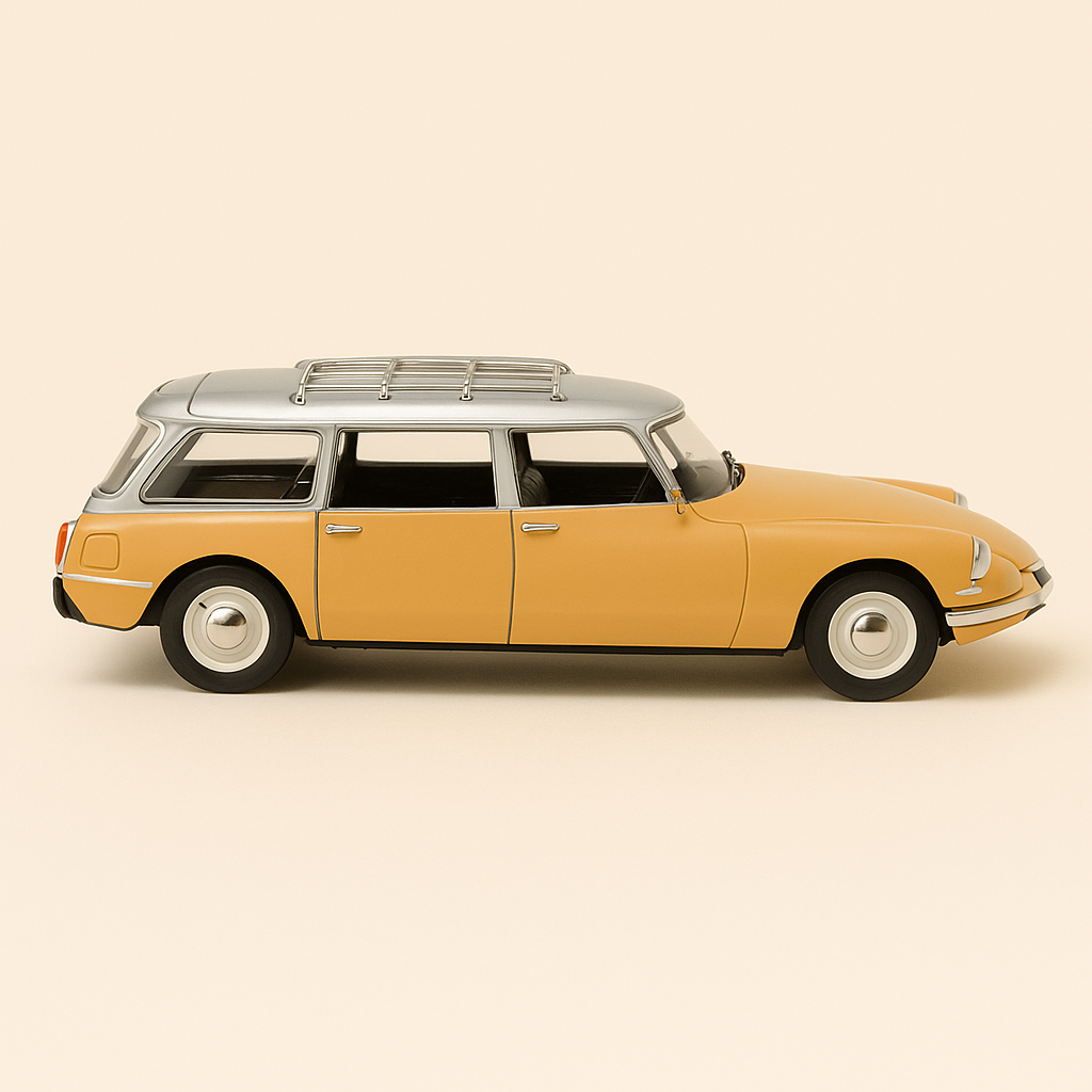 Citroên ID 19 Break Hellbraun und gebrochenes weißes Dach (1/200. Skala)