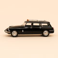 Photo professionnelle de la voiture miniature Citroen Id Break Noire Gendarmerie Touir De France 1964 - Image clean haute qualité