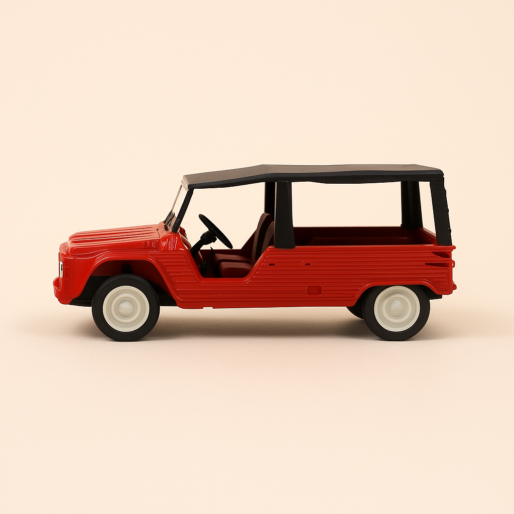 Red Citroën Méhari aus 1971 (Plexi Box)