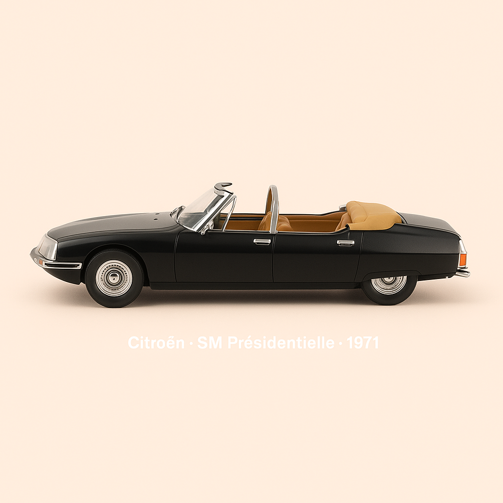 Citroën SM Présidentielle noire de 1972 (blister)