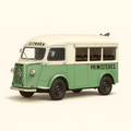 Photo professionnelle de la voiture miniature Citroen Tub Vert Et Beige Primisteres - Image clean haute qualité