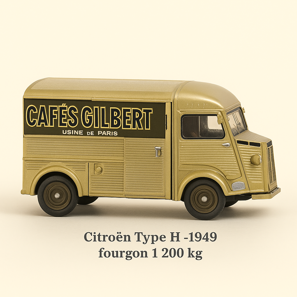 Citroën Typ H aus 1949 vun 1200 kg Caféen GILBERT