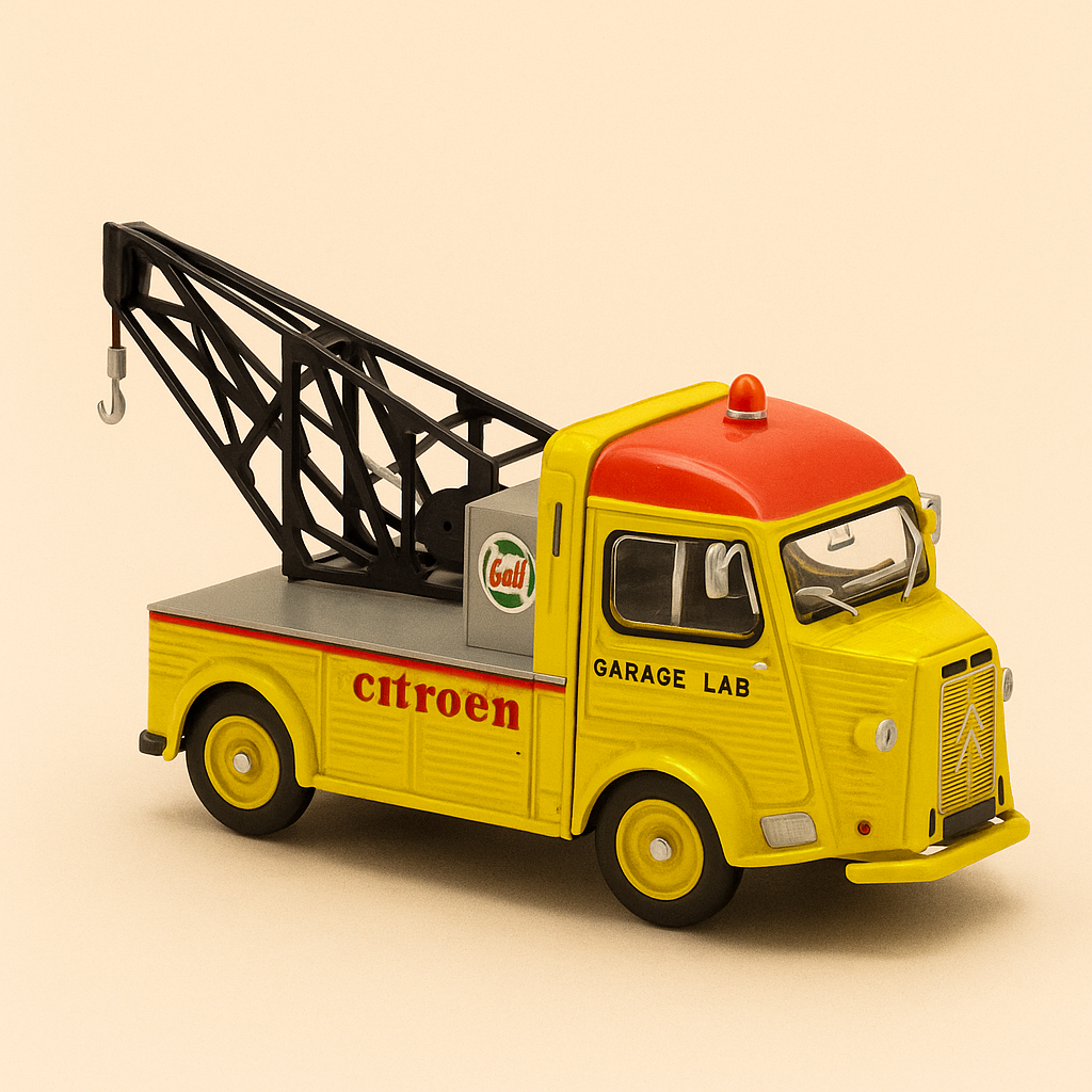 1956 Citroën Type H - garagecabineplatform - gele pechhulp H