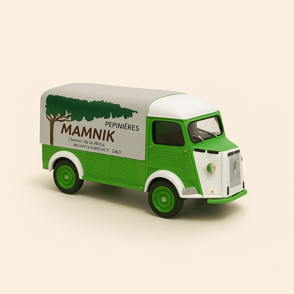 Citroën type H uit 1966, huif pick-up SAPA kwekerijen MAMNIK