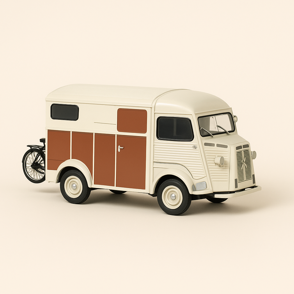 Citroën type H Van Heuliez uitvoering met Sulky (schaal 1/24)