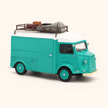 Photo professionnelle de la voiture miniature Citroen Type Hy Di Perkins Vert De 1964 Aventuriers - Image clean haute qualité