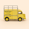 Photo professionnelle de la voiture miniature Citroen Type Hz De 1949 Vitrier 850 Kg - Image clean haute qualité
