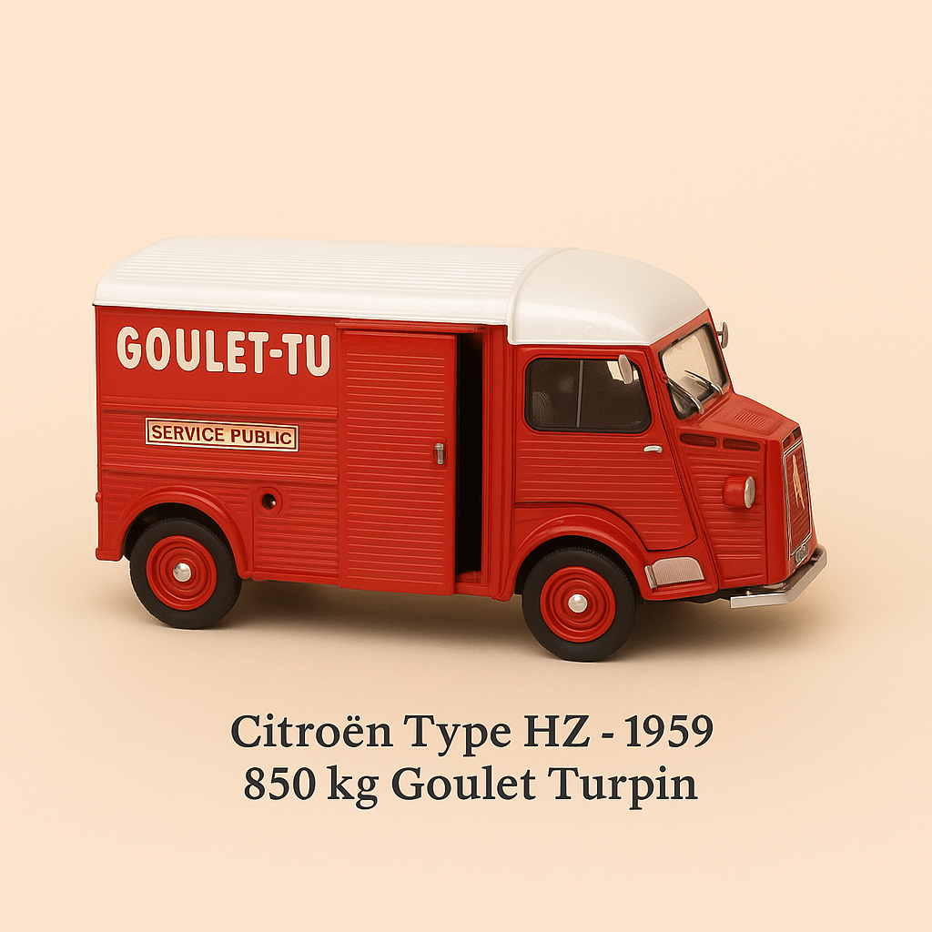 Citroën type HZ uit 1959 850 kg GOULET TURPIN