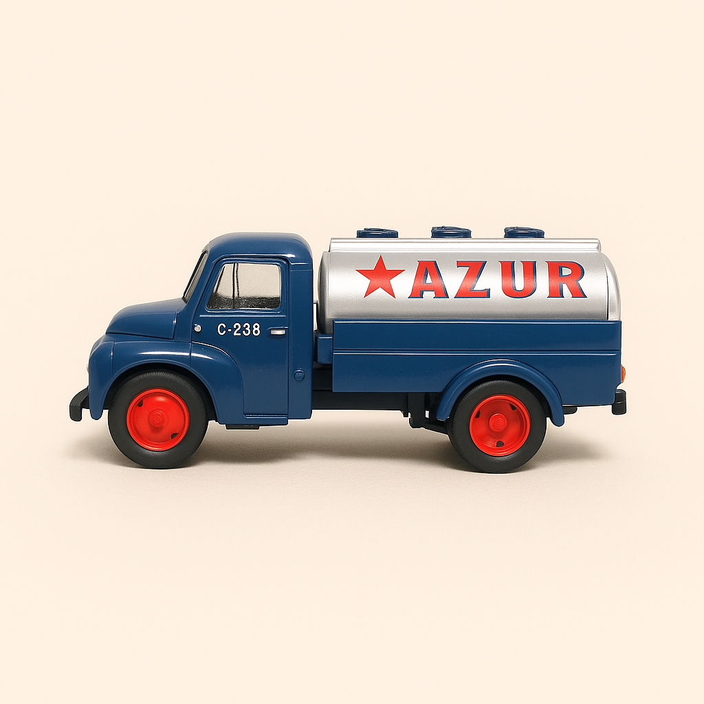 Citroën U23 gris et bleu - produits pétroliers AZUR