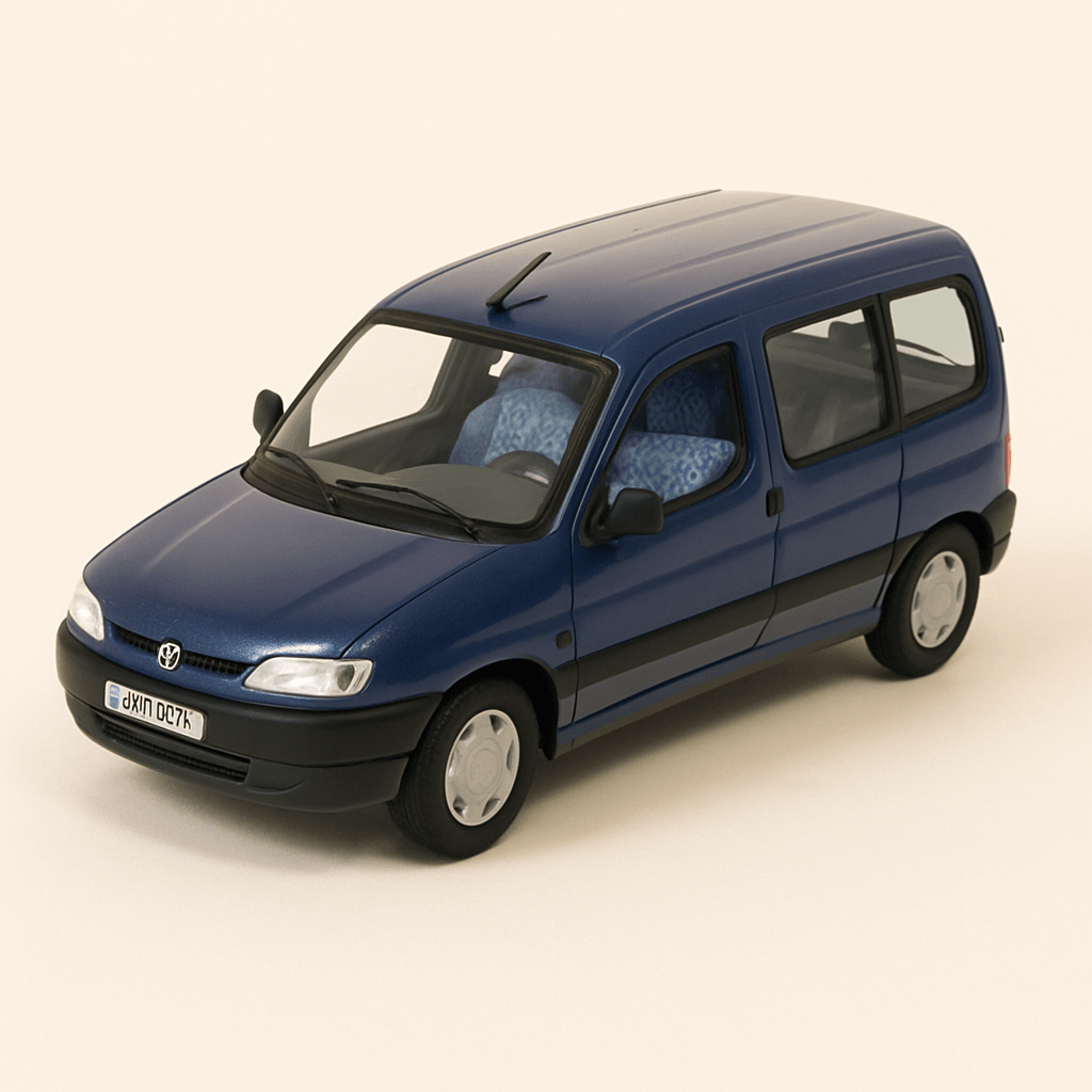 Peugeot Partner break bleu de 1997 (Vitesse)