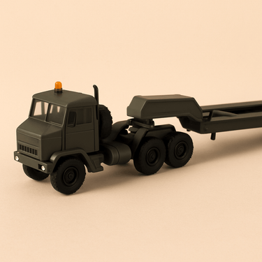 Photo professionnelle de Porte-chars + chars SOLIDO - Image clean haute qualité