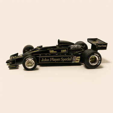 Photo professionnelle de Lotus 78 Ford noire N°5 de 1978 (Formule 1) - Image clean haute qualité