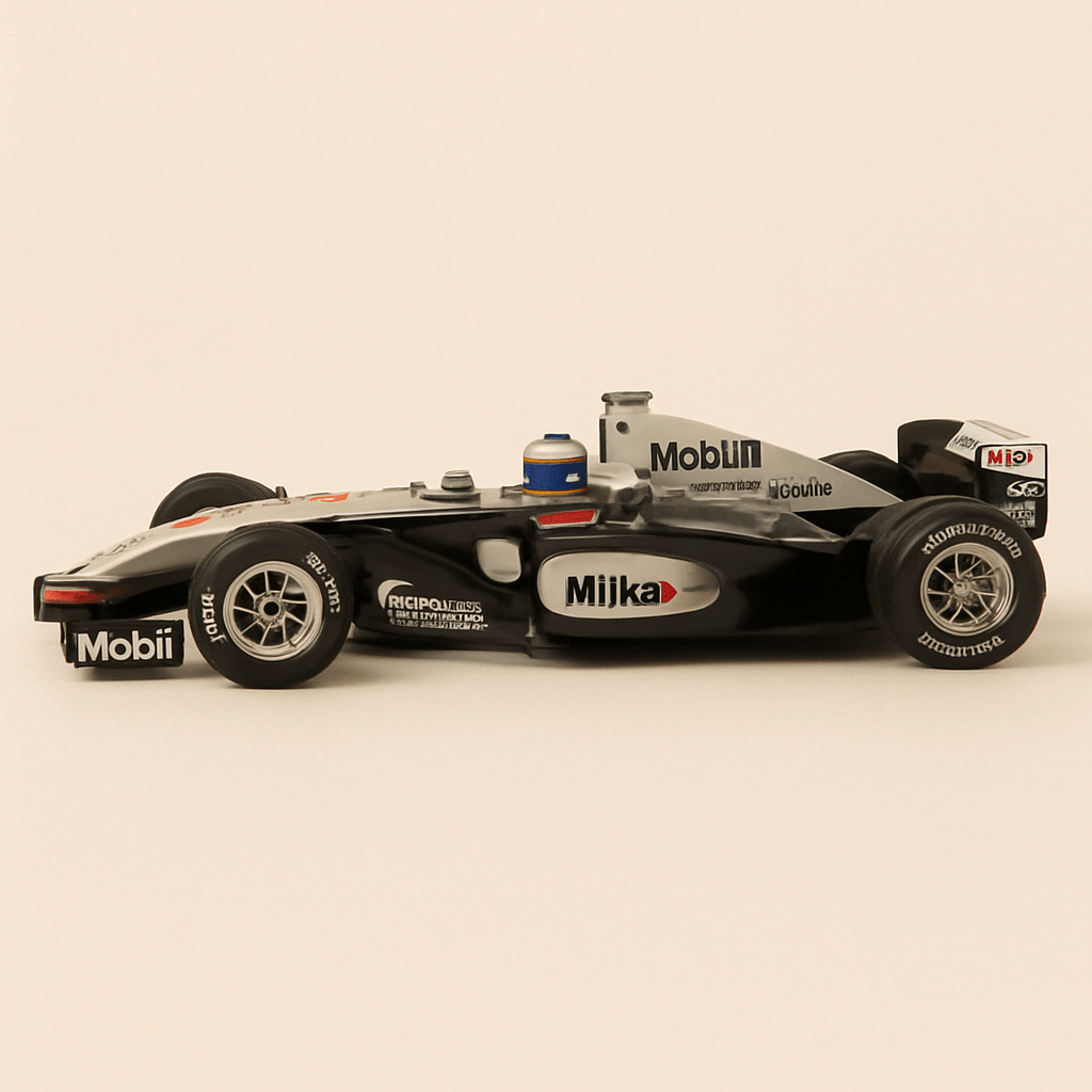 McLaren Mercedes MP4/14 black, grey and white number 1 from 1999 (Formula 1)