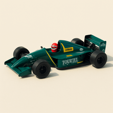 Photo professionnelle de Larousse verte numéro 20 (Formule 1) - collection "voitures miniatures d'exeption" - Image clean haute qualité