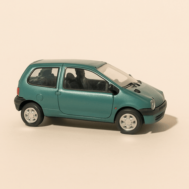 Photo professionnelle de Renault Twingo verte (Solido référence 1530) - Image clean haute qualité