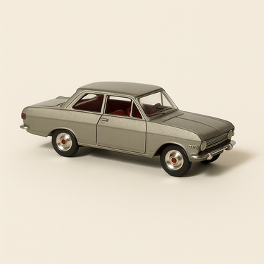 Opek Rekord GRISE Dinky-Toys (éditions Atlas) - Image haute qualité