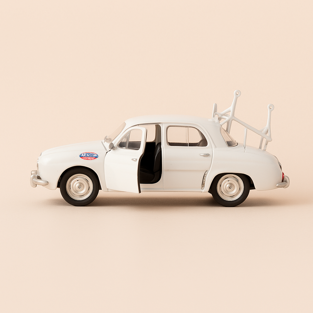 Wäiss Renault Dauphine Assistenzauto - Tour de France 1959