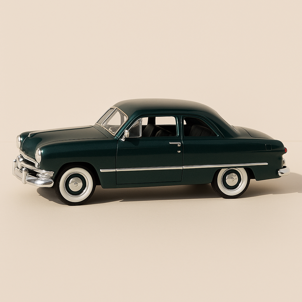 Zielony Ford z 1949 roku (Solido w skali 1/18)