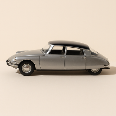 Citroën D319 grise de 1963 (Solido échelle 1/18ème) - Image haute qualité