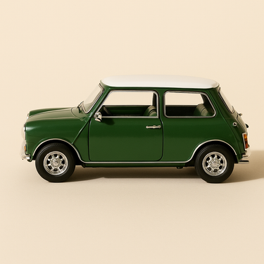 Mini Cooper S verte de 1964 (Solido échelle 1/18ème) - Image haute qualité