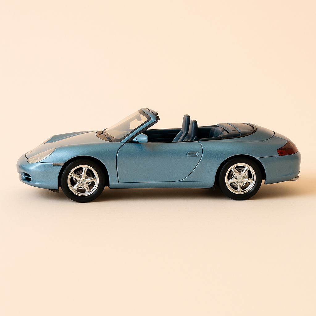 Porsche 911 bleue de 1998 (Solido échelle 1/18ème)