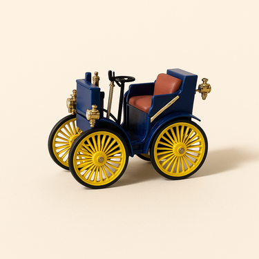 Voiturette L'Eclair MICHELIN (première voiture avec pneumatiques) - Image haute qualité