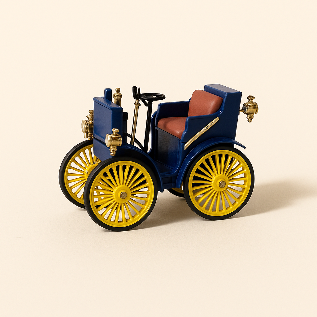 MICHELIN L'Eclair Voiturette (éischt Auto mat pneumatesch Pneuen)