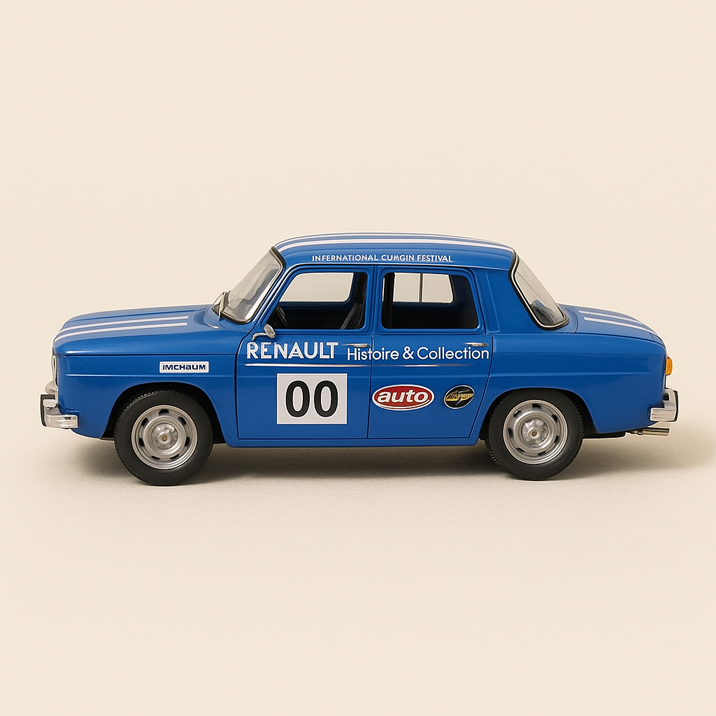 Renault 8 Gordini 1300 blo Nummer 00 (1/18. Skala) - Solido (Renault)