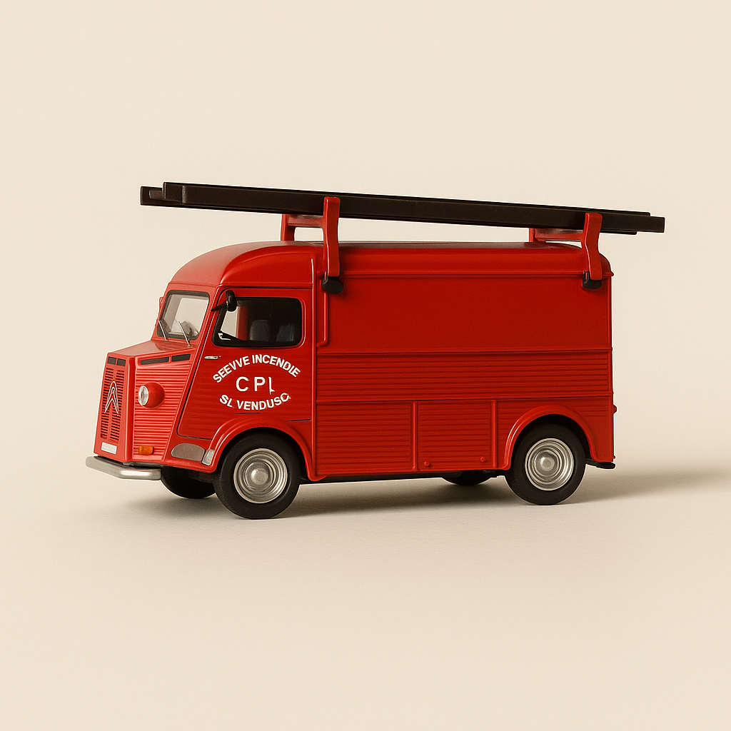 Citroën Typ H Integral Van rout POMPJÉIERE vun 1947 (Del Prado)