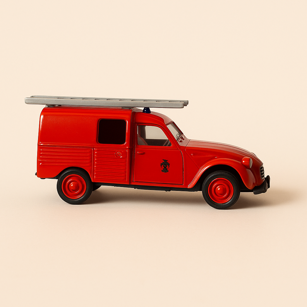 Citroën Acadiane rout POMPJÉIEREN Norev (an Blisterpackung)