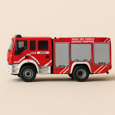 Camion POMPIERS engin tunnelisé IVECO 190E 44w 3-8 de 1999 (Italie) - Image haute qualité