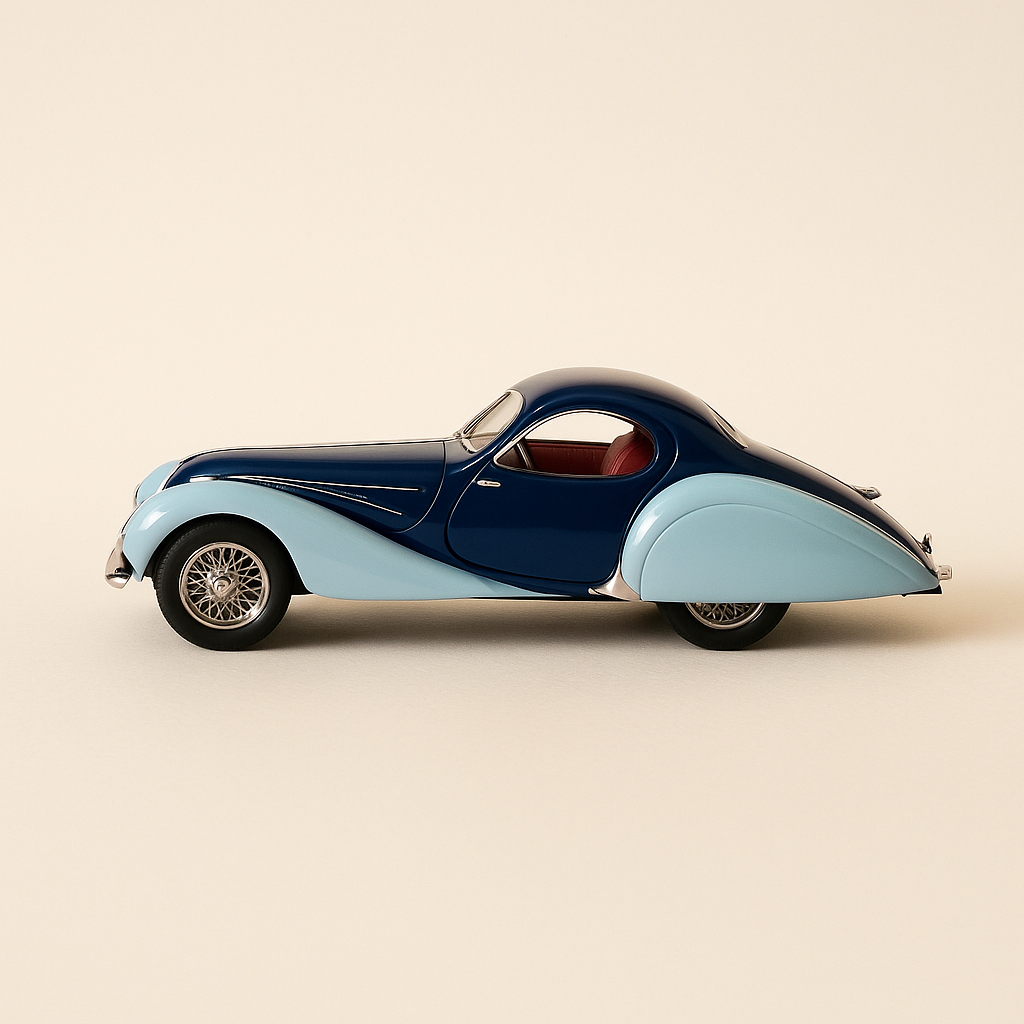 Talbot Lago T150SS Figoni Falaschi blo a blo vun 1938