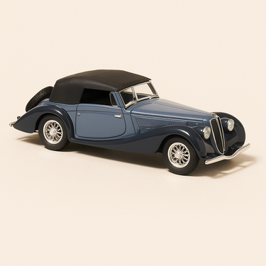 Delahaye 135 M bleue et toit noir (Solido Référence 4048) - Image haute qualité