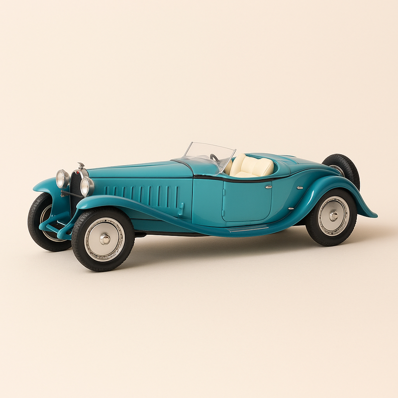 Bugatti 41 Royale Roadster bleu/vert de 1927