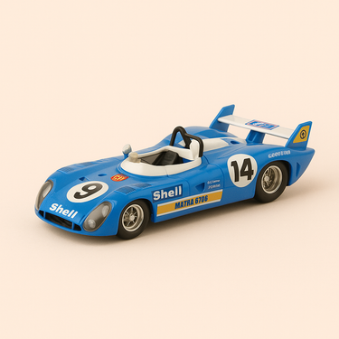Matra 670 bleue et blanche numéro 14 (Solido) - Image haute qualité