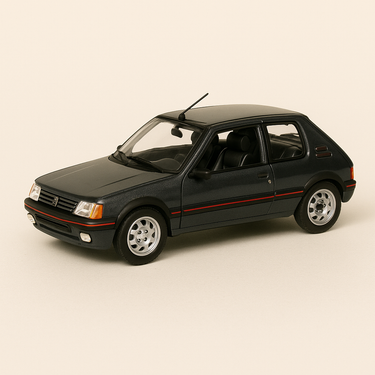 Peugeot 205 GTI noire (Norev) - Image haute qualité