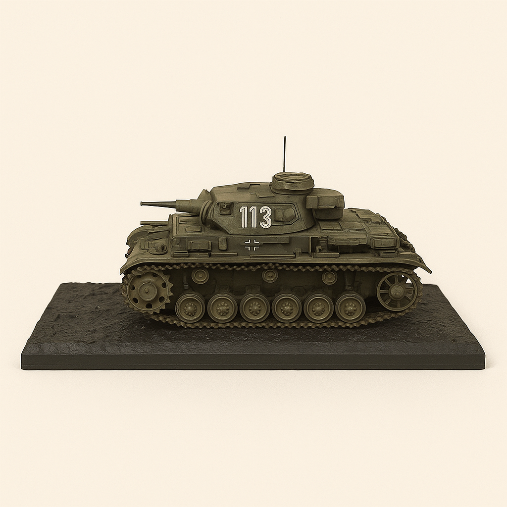 Vehículo militar tanque Pz.Kpfw.III Ausf.G (Sd.Kfz. 141) Sidi Resegh (Libia) - 1941